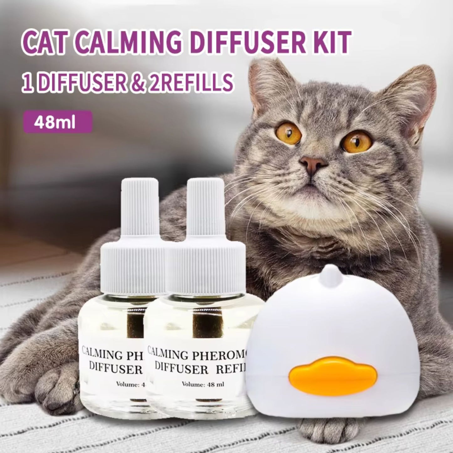 Wellness4Pet™ Cat Calming Pheromone Diffuser