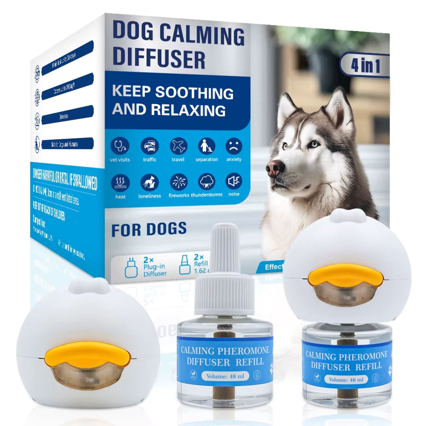 Wellness4Pet™ Dog Calming Pheromone Diffuser Kit